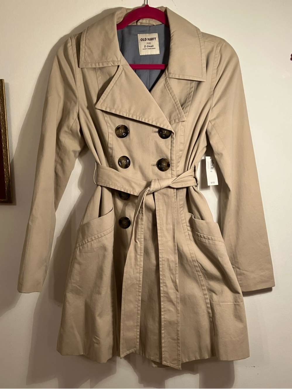 Old Navy Belted Trench NWT